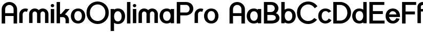 ArmikoOplimaPro font