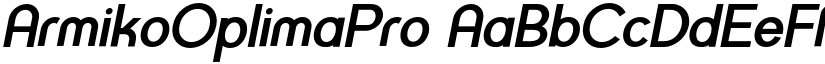 ArmikoOplimaPro font