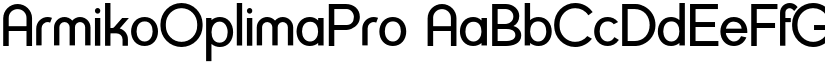ArmikoOplimaPro font