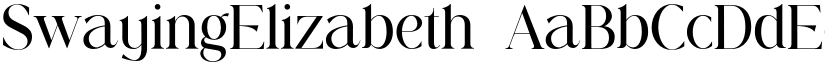 SwayingElizabeth font