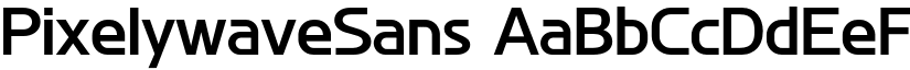 PixelywaveSans font