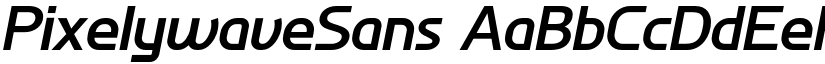 PixelywaveSans font