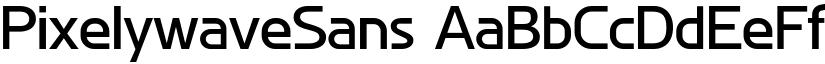 PixelywaveSans font