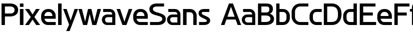 PixelywaveSans font