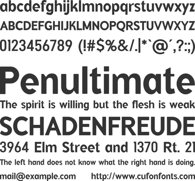 VintageGroove font preview