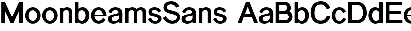 MoonbeamsSans font