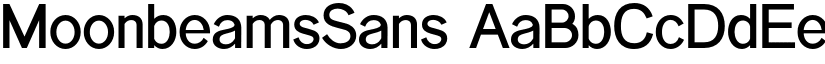 MoonbeamsSans font