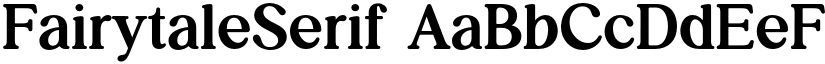 FairytaleSerif font