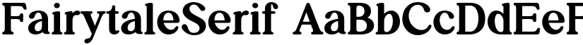 FairytaleSerif font