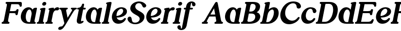 FairytaleSerif font