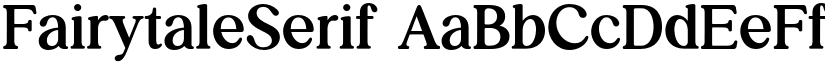 FairytaleSerif font