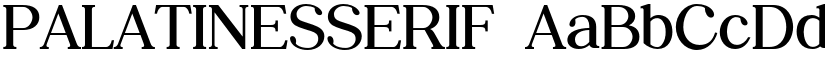 PALATINESSERIF font