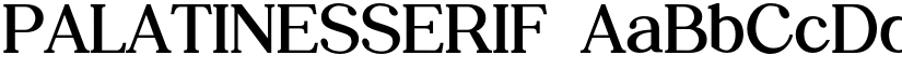 PALATINESSERIF font