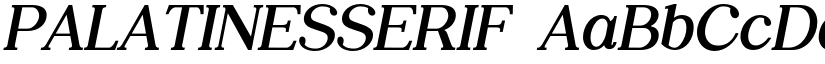 PALATINESSERIF font