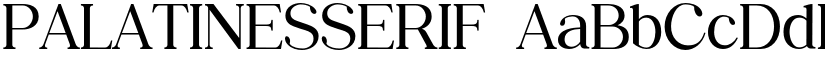 PALATINESSERIF font