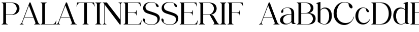 PALATINESSERIF font