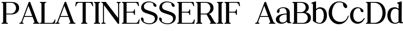 PALATINESSERIF font