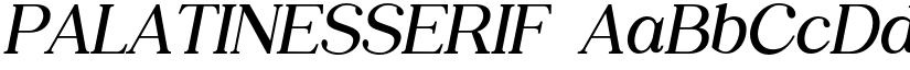 PALATINESSERIF font
