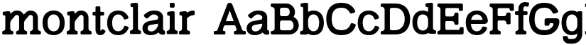 montclair font