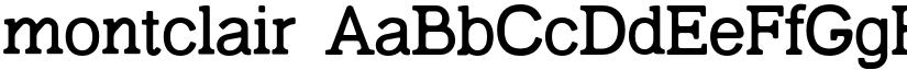 montclair font