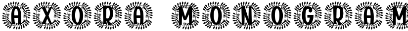 Axora Monogram font