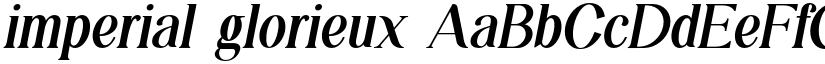 imperial glorieux font