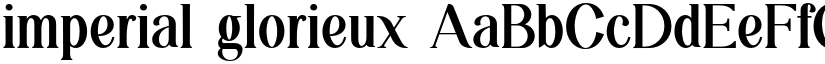 imperial glorieux font