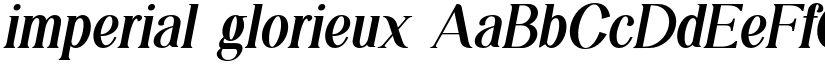 imperial glorieux font