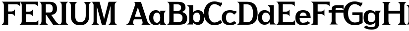 FERIUM font download