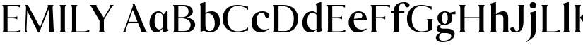 EMILY font
