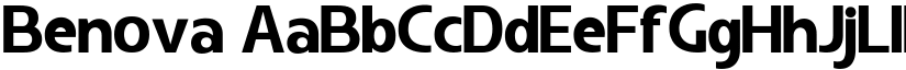 Benova font