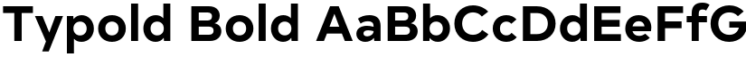 Typold Bold font