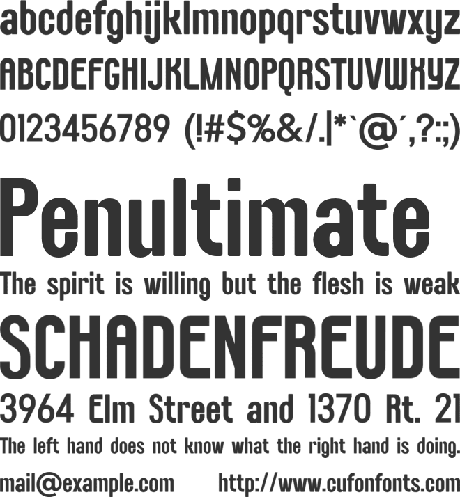 BoldwayEdge font preview