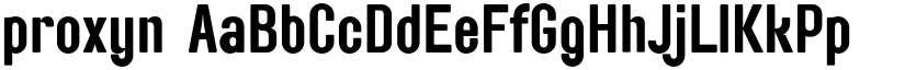 proxyn font