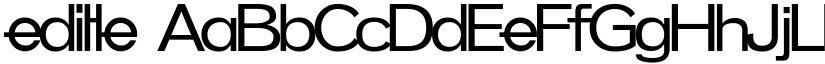 editle font