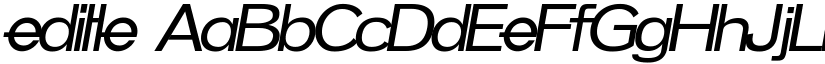 editle font