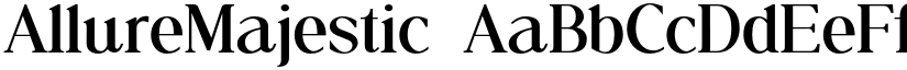 AllureMajestic font