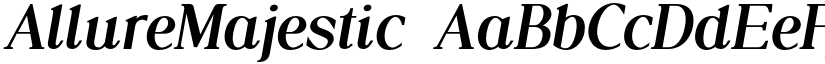 AllureMajestic font