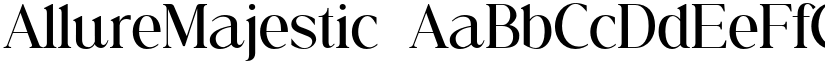 AllureMajestic font