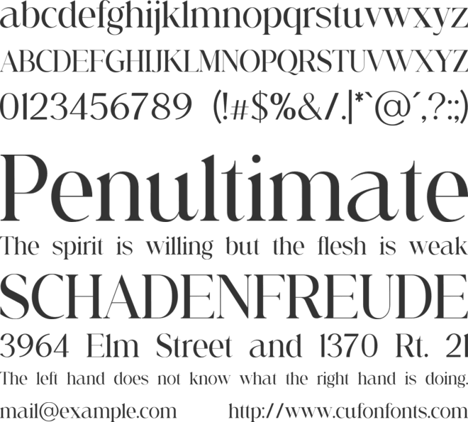 AllureMajestic font preview