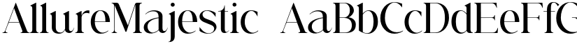 AllureMajestic font