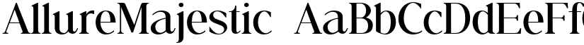 AllureMajestic font
