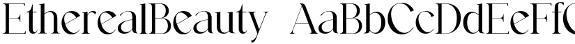 EtherealBeauty font