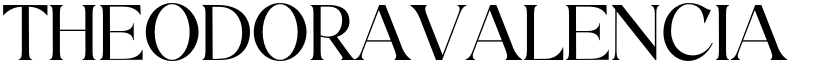 TheodoraValencia font