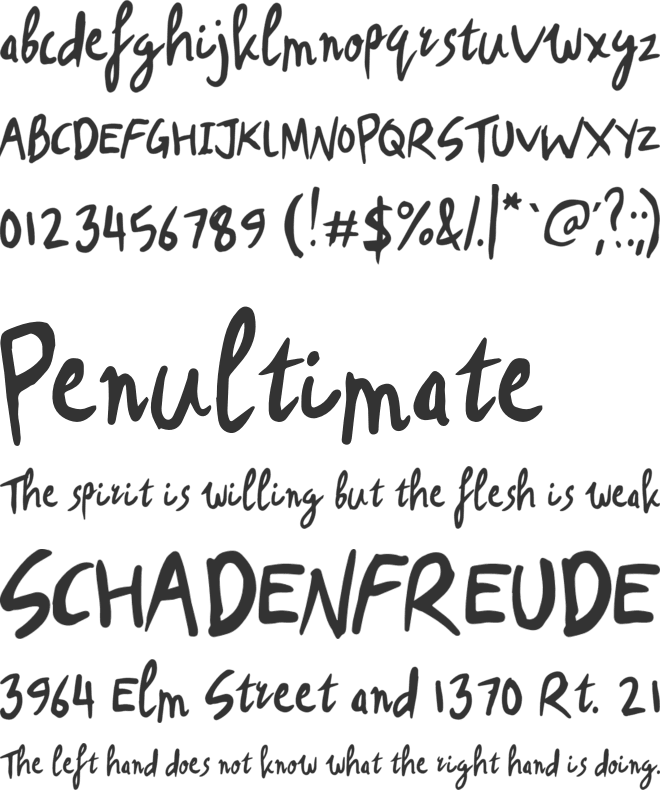 Madness Rogue font preview