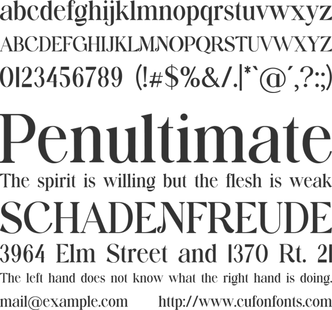 Manifesto font preview