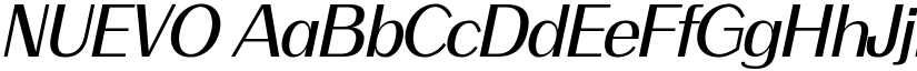 NUEVO font