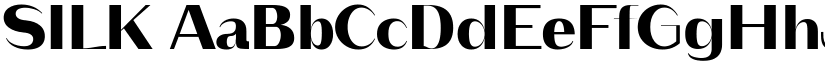 SILK font