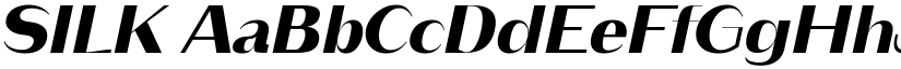 SILK font