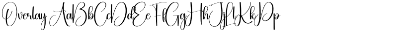 Overlay font